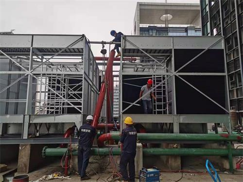 冷卻塔填料拆換時間與拆換方法步驟(空調冷卻塔pvc填